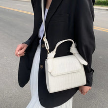 Icy Stone Croco Pattern Handbag
