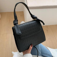 Icy Stone Croco Pattern Handbag