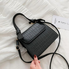 Icy Stone Croco Pattern Handbag