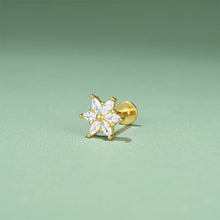 925 Sterling Silver Heart Zircon Stud Earrings – Push-Back Design