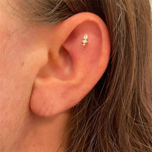 925 Sterling Silver Heart Zircon Stud Earrings – Push-Back Design